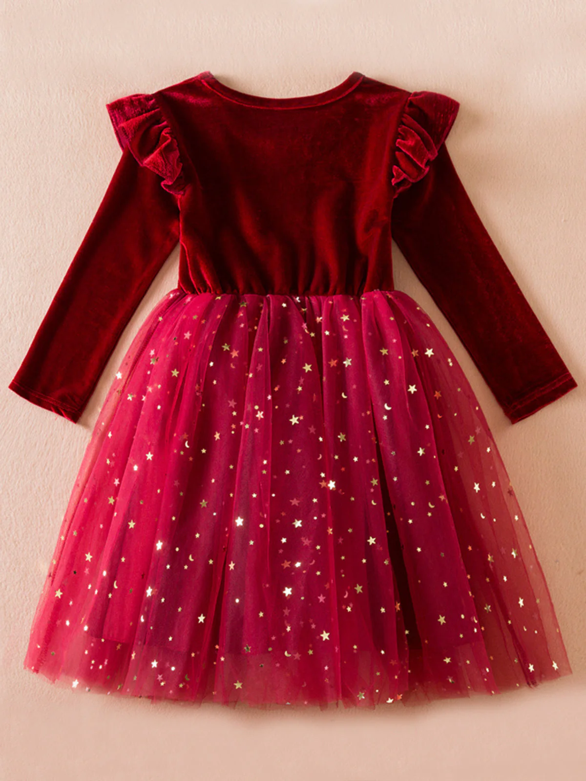 Twinkle and Twirl Starry Velvet Tutu Dress - Image 15