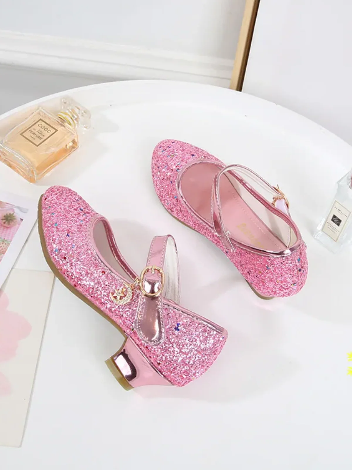 Twinkle Charm Glitter Princess Flats - Image 13