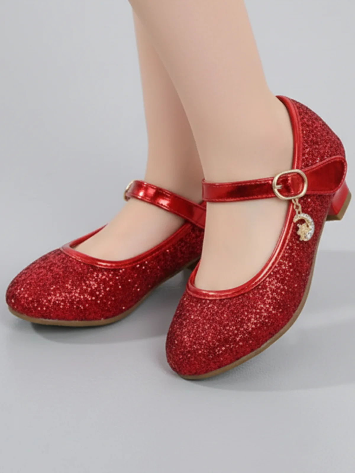 Twinkle Charm Glitter Princess Flats - Image 3