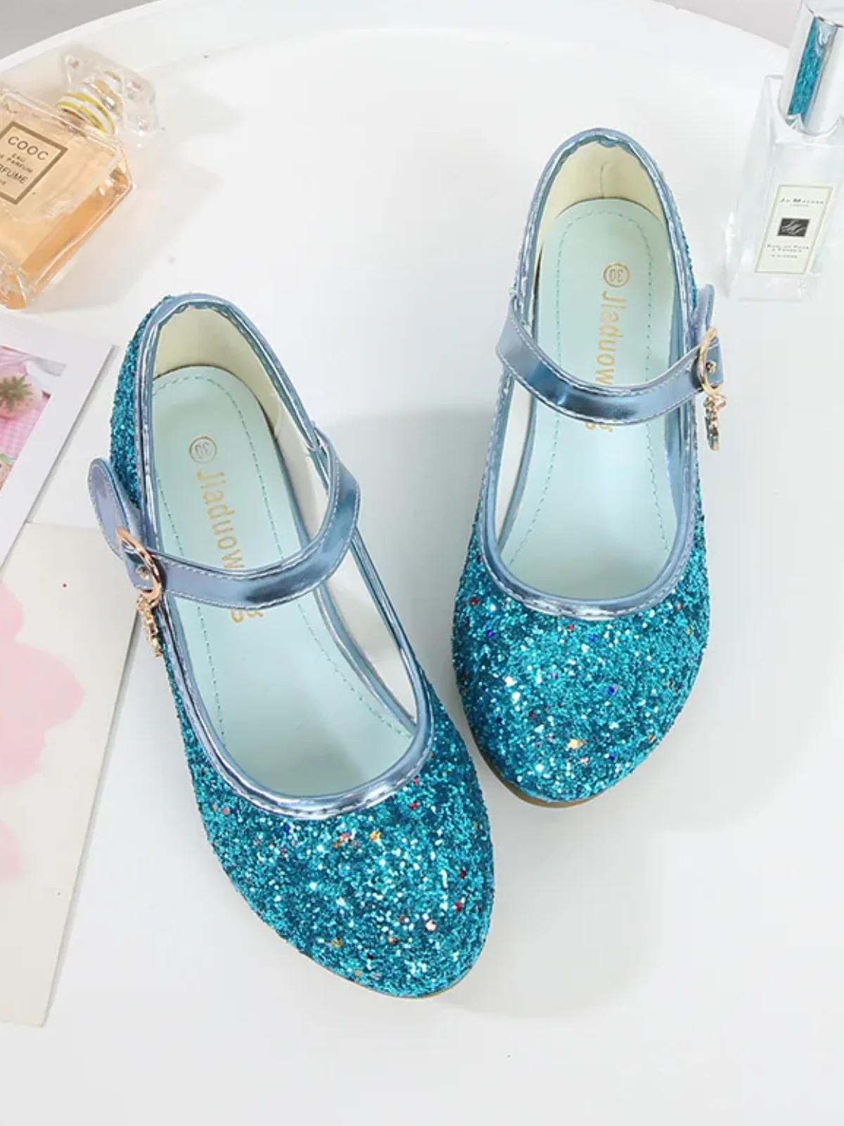 Twinkle Charm Glitter Princess Flats - Image 5