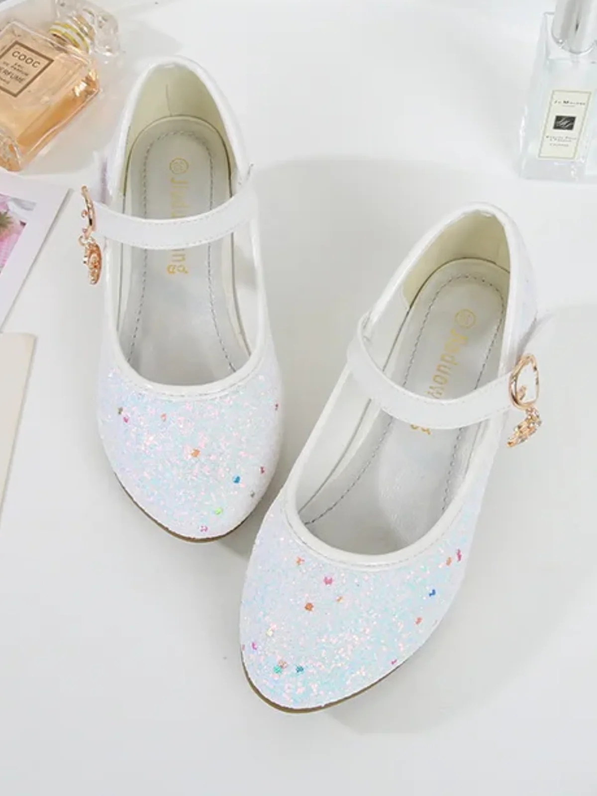 Twinkle Charm Glitter Princess Flats - Image 6