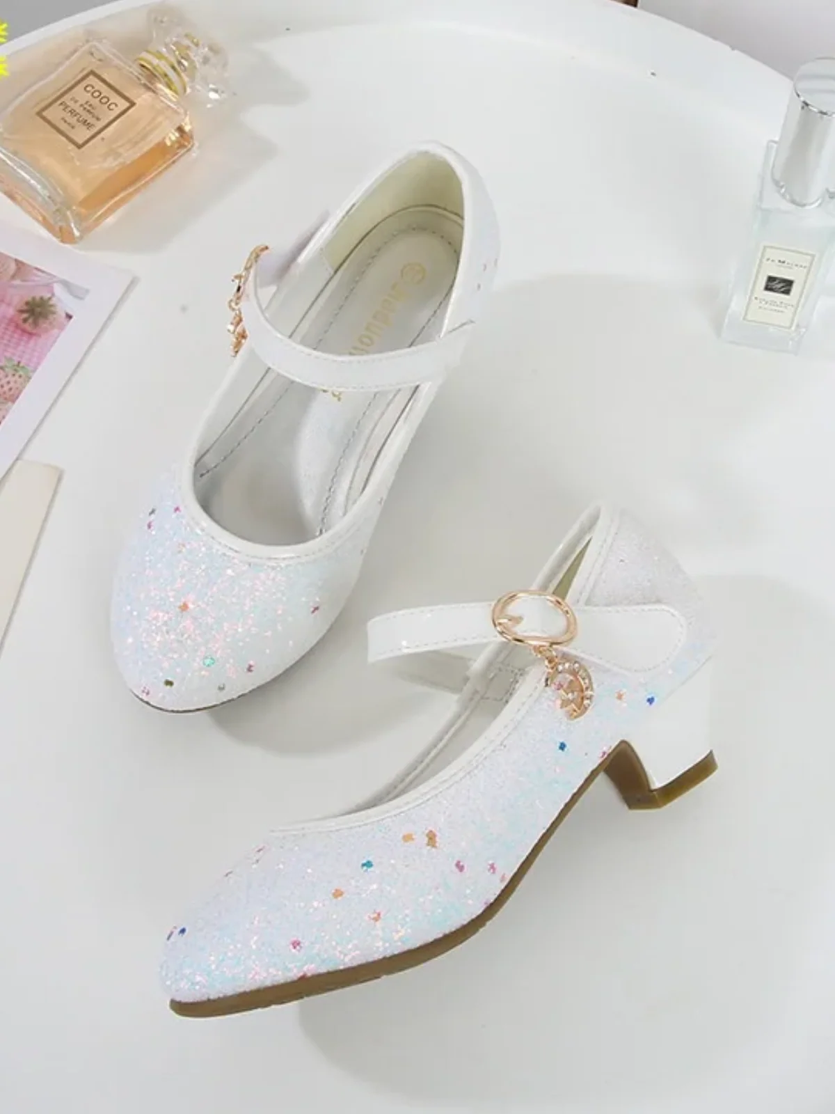 Twinkle Charm Glitter Princess Flats - Image 7