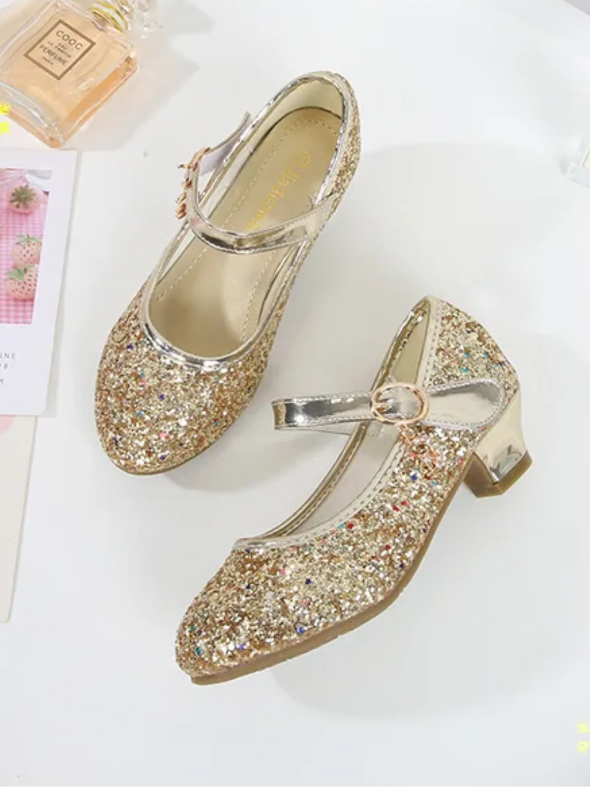 Twinkle Charm Glitter Princess Flats - Image 8