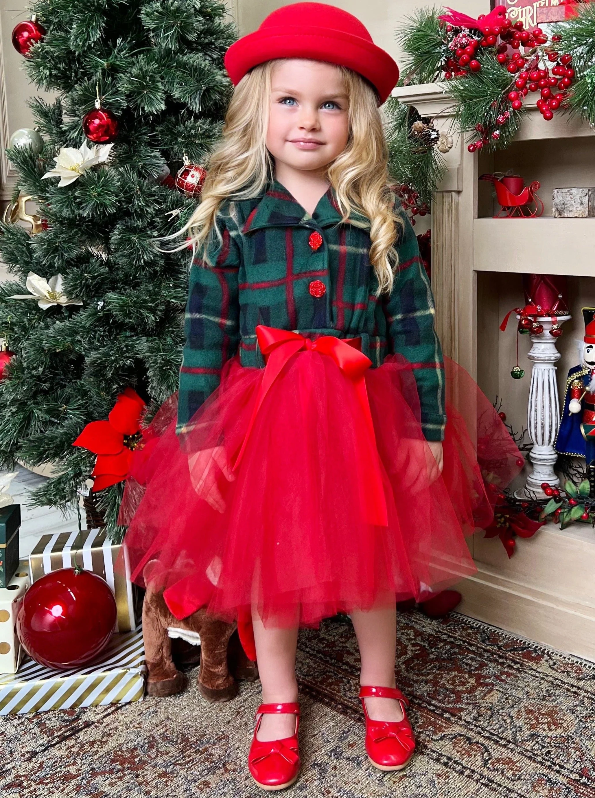 Under The Mistletoe Blazer Tutu Dress - Image 2