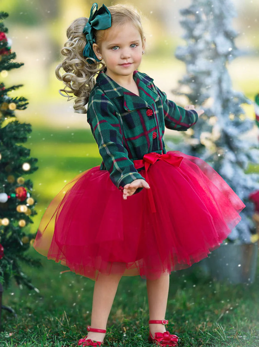 Under The Mistletoe Blazer Tutu Dress - Image 3