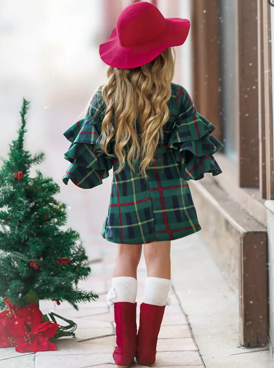 Under The Mistletoe Tiered Sleeve Miya Dress - Image 6