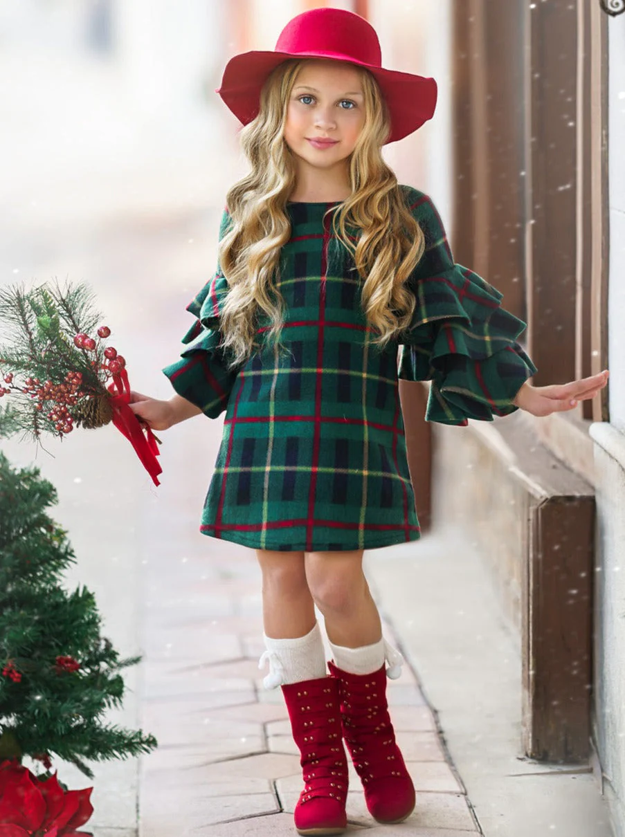 Under The Mistletoe Tiered Sleeve Miya Dress - Image 7