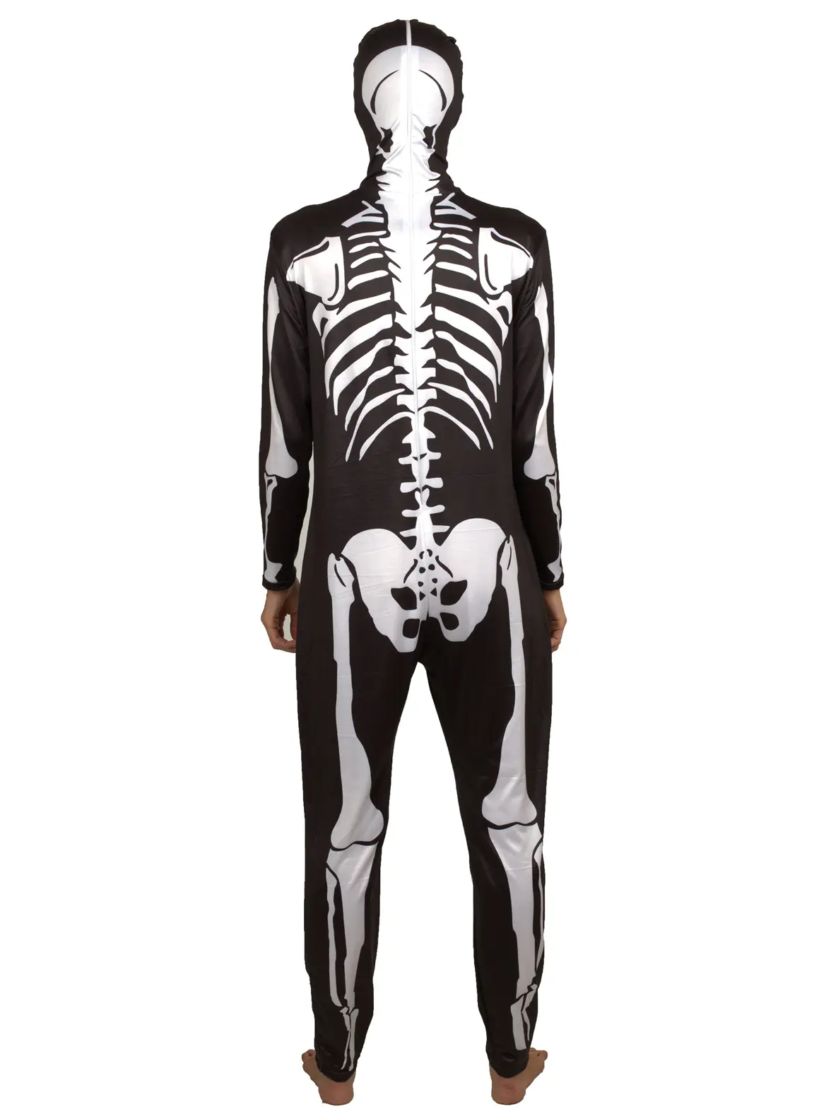 Adult Unisex Skeleton Full Bodysuit Costume - Image 3