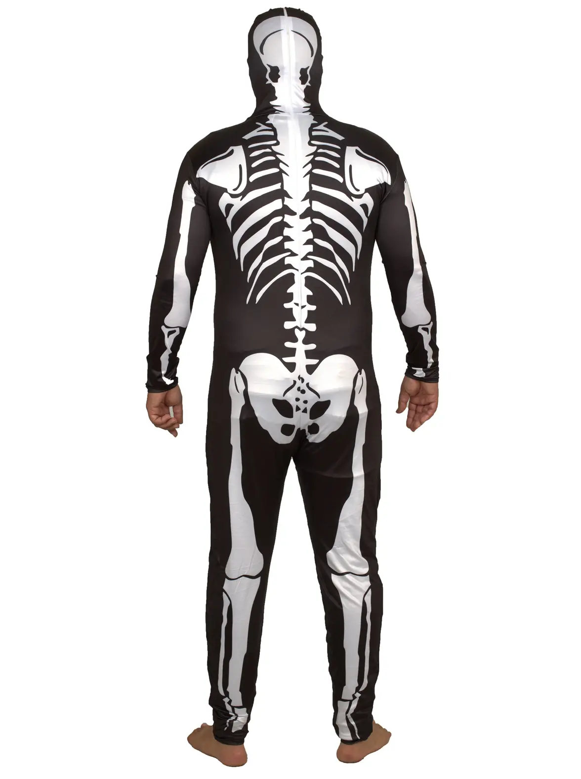 Adult Unisex Skeleton Full Bodysuit Costume - Image 5