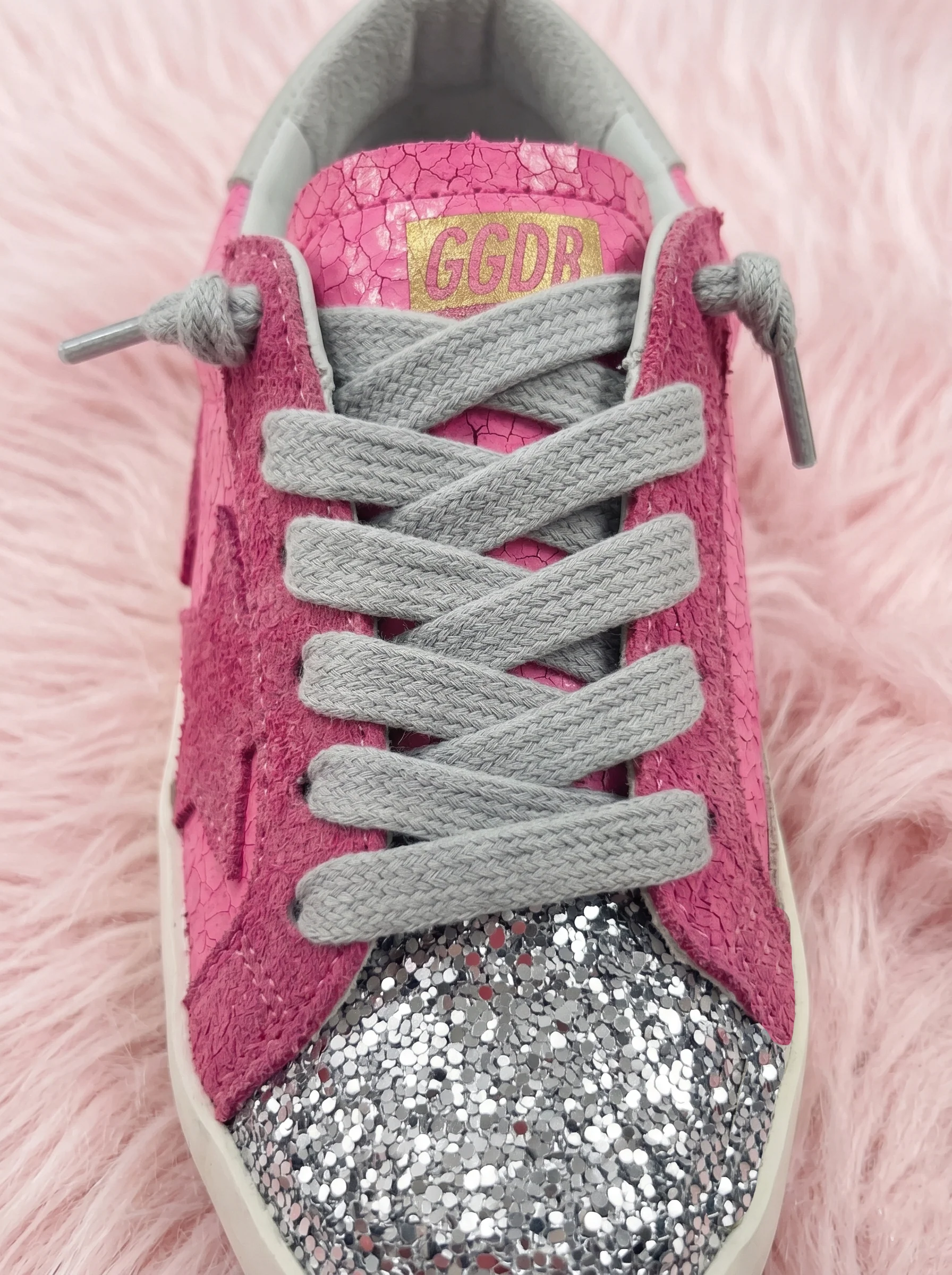 Walking With Sparkle Glitter Star Sneakers - Image 2