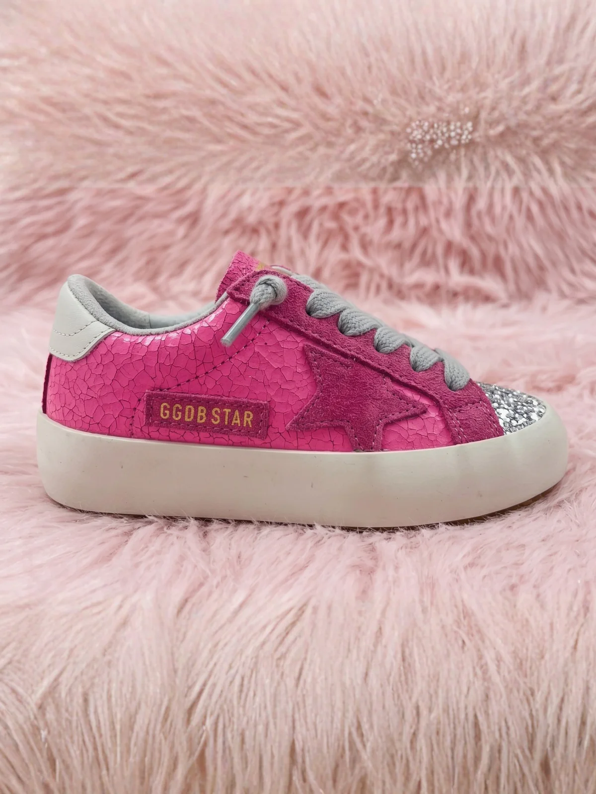 Walking With Sparkle Glitter Star Sneakers - Image 3