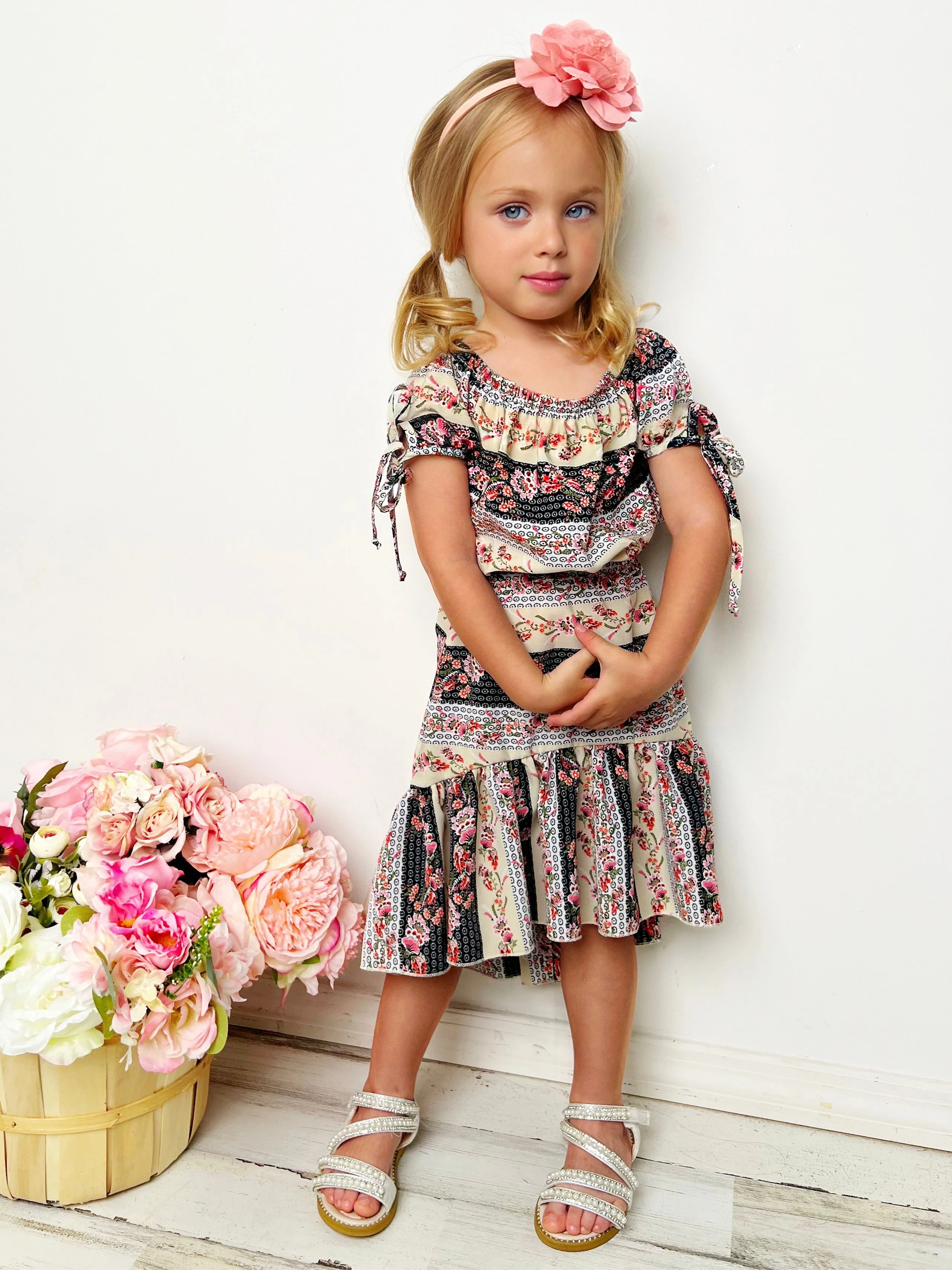 Warm Welcome Patchwork Hi-Lo Skirt Set - Image 6