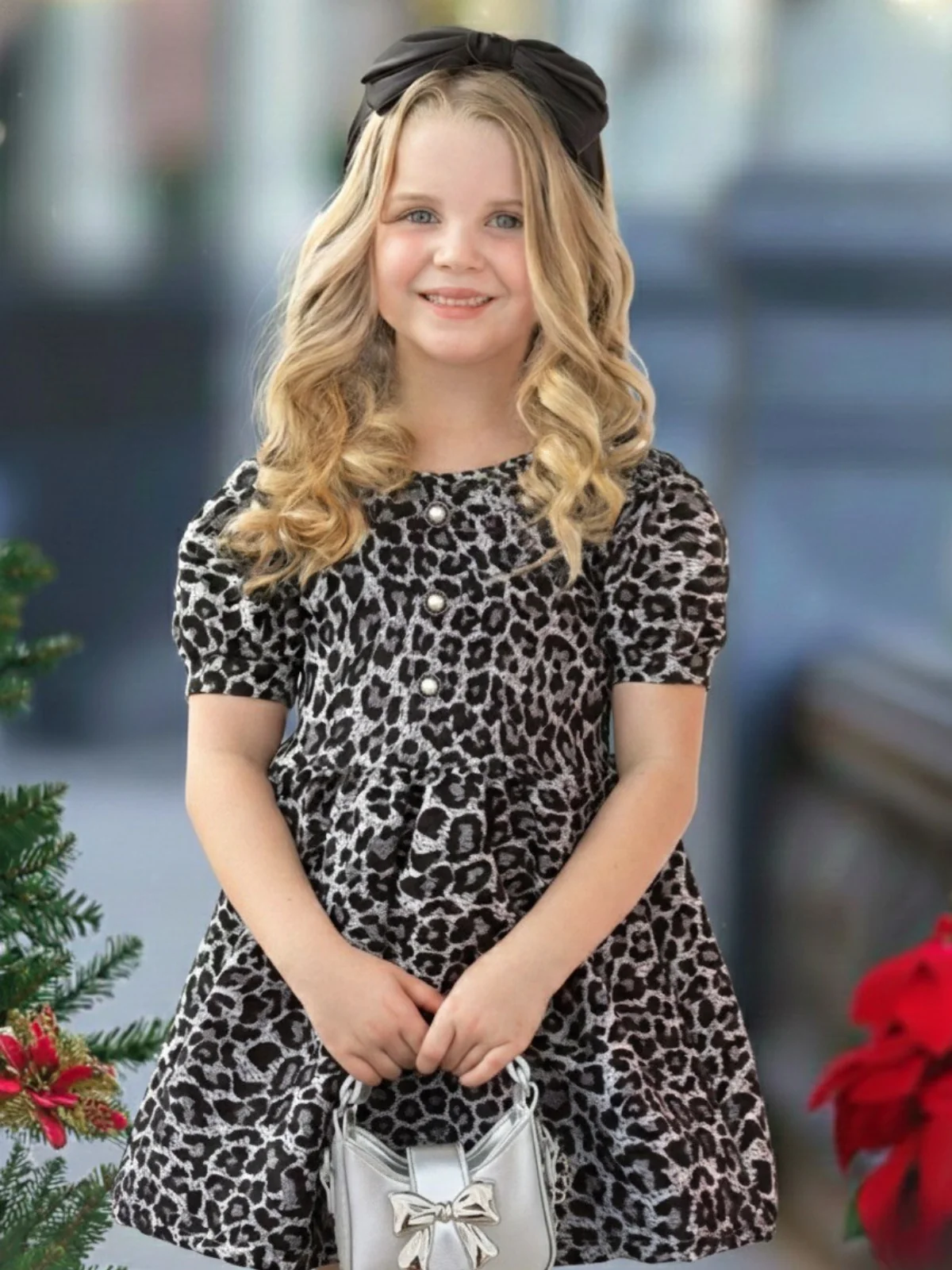 Wild About Style Cheetah Puff Sleeve Knit Dress - Image 2