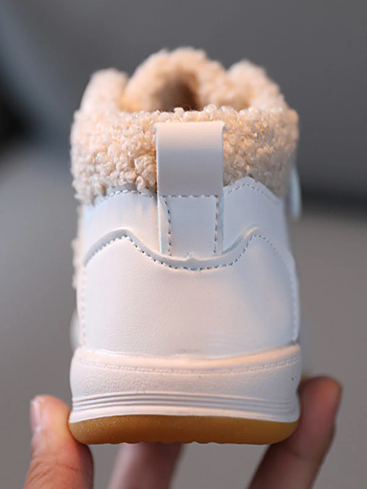 Oh-So-Snuggly Shearling Sneakers By Liv and Mia - Image 4