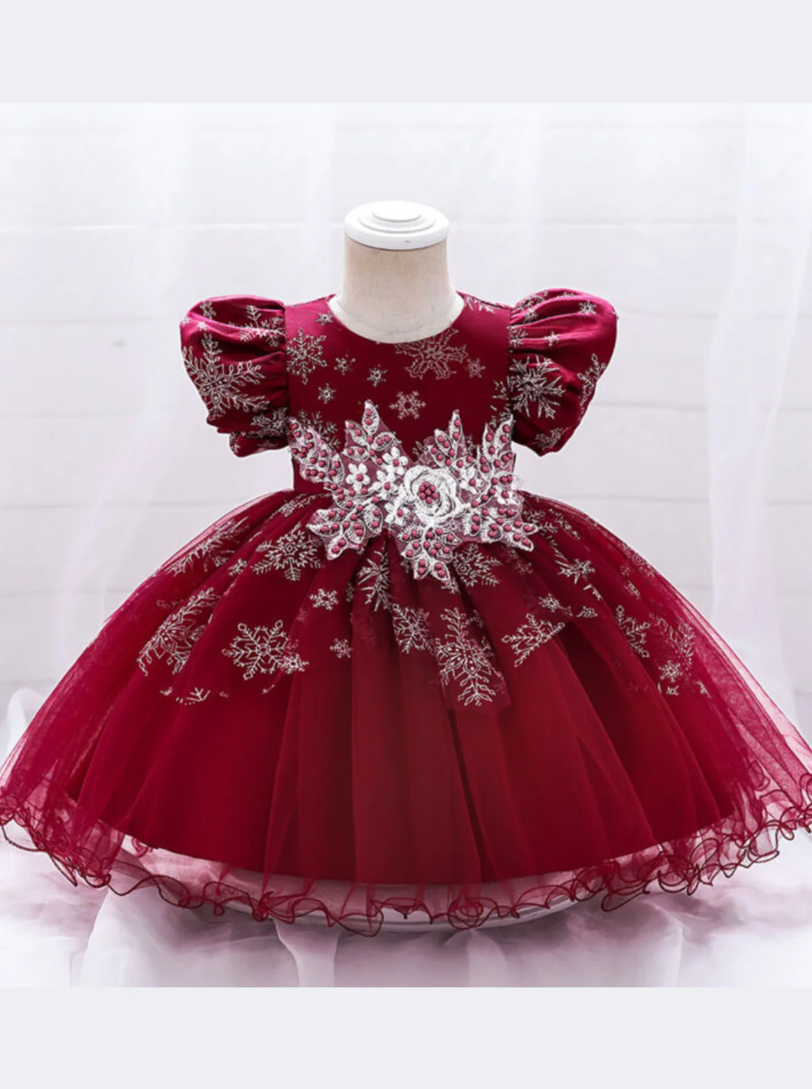 Snowflake Sparkle Princess Dress - Image 3