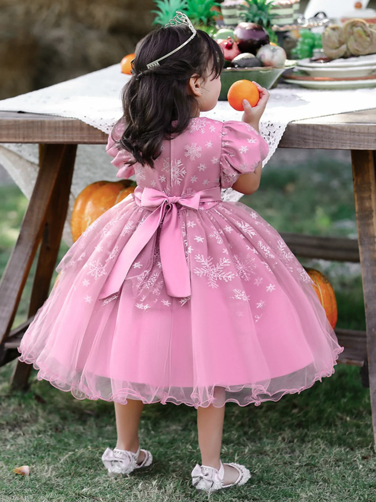 Snowflake Sparkle Princess Dress - Image 4
