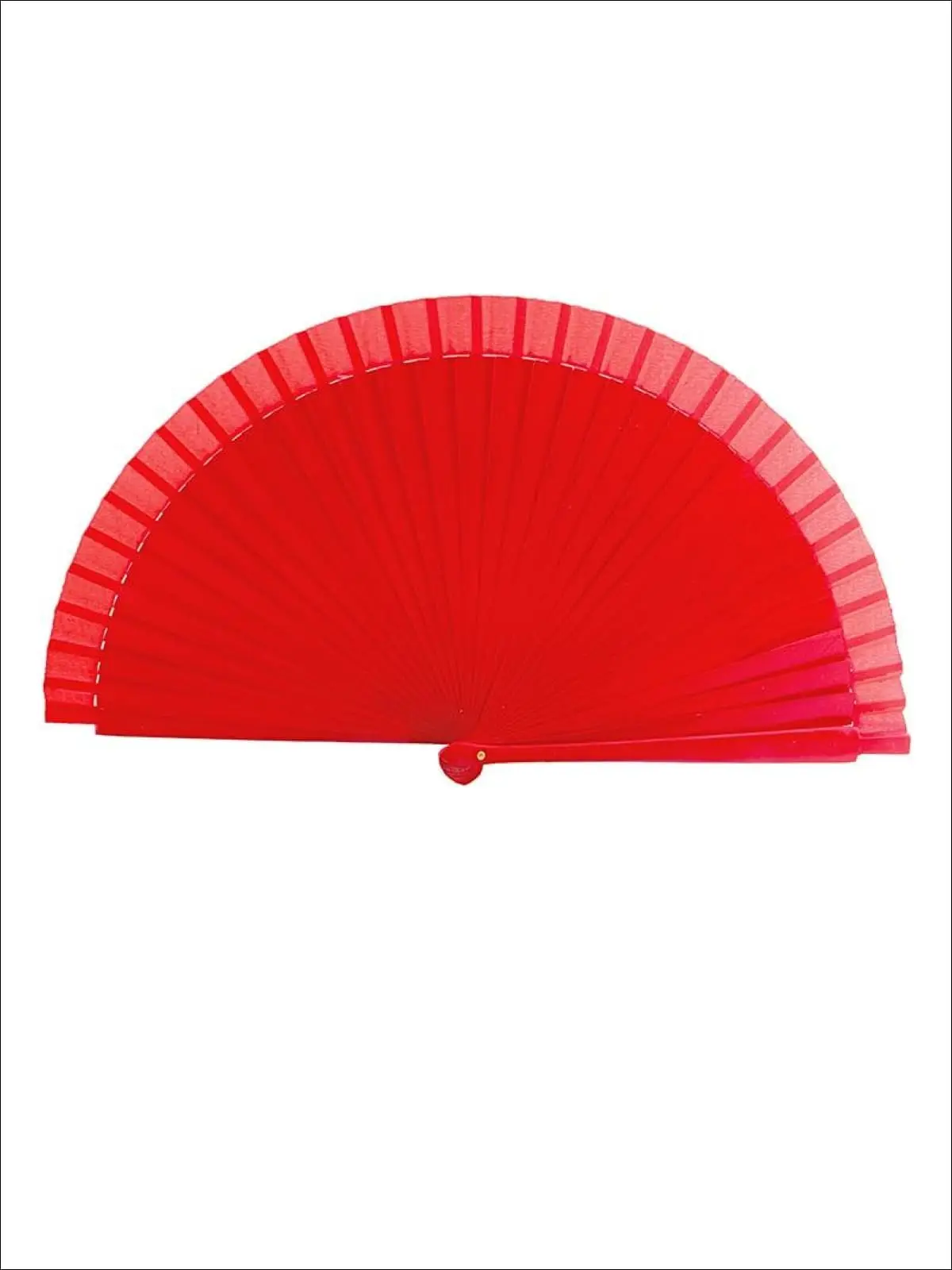 Girls Wooden Spanish Flamenco Dance Fan - Image 2