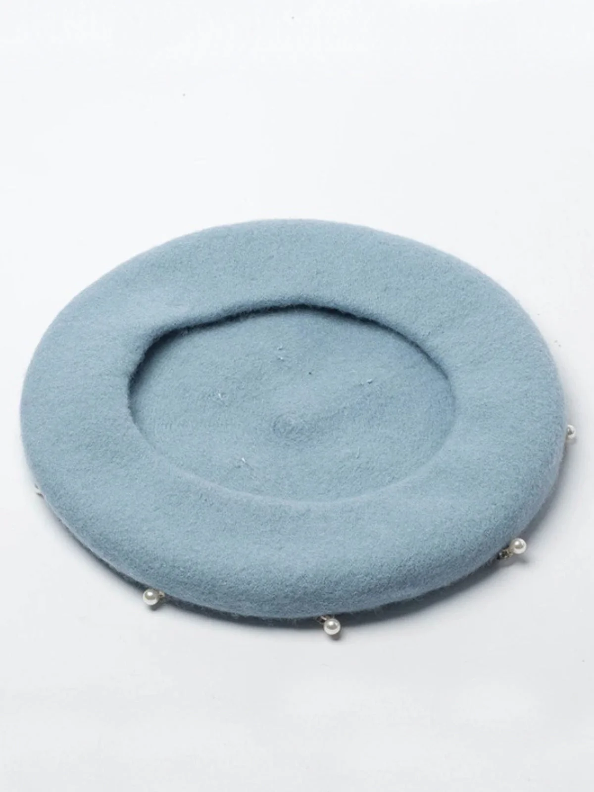 Forever Posh Pearl Beads Wool Beret - Image 5