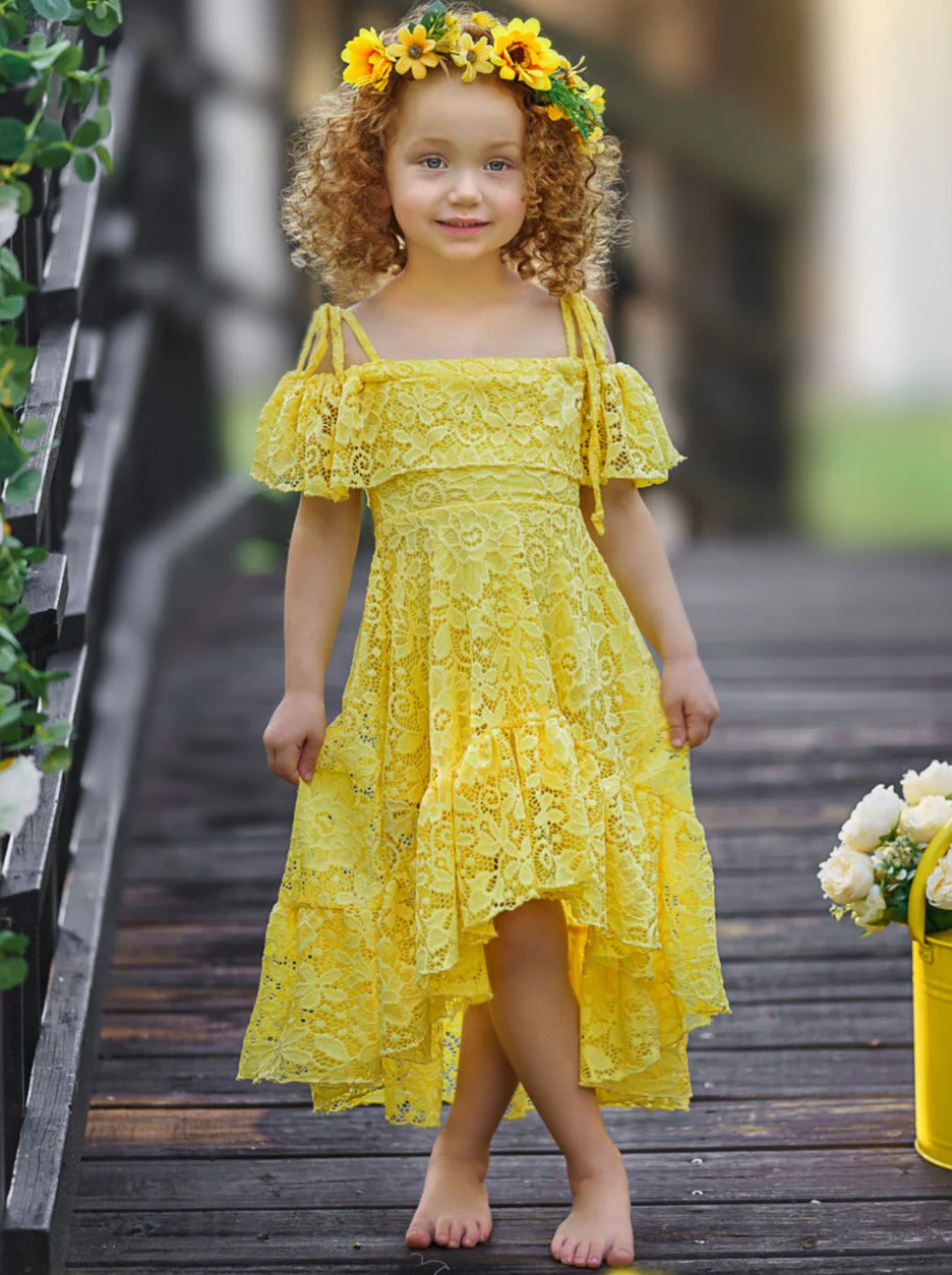 You Are My Sunshine Cold Shoulder Maxi Sundress - Image 6
