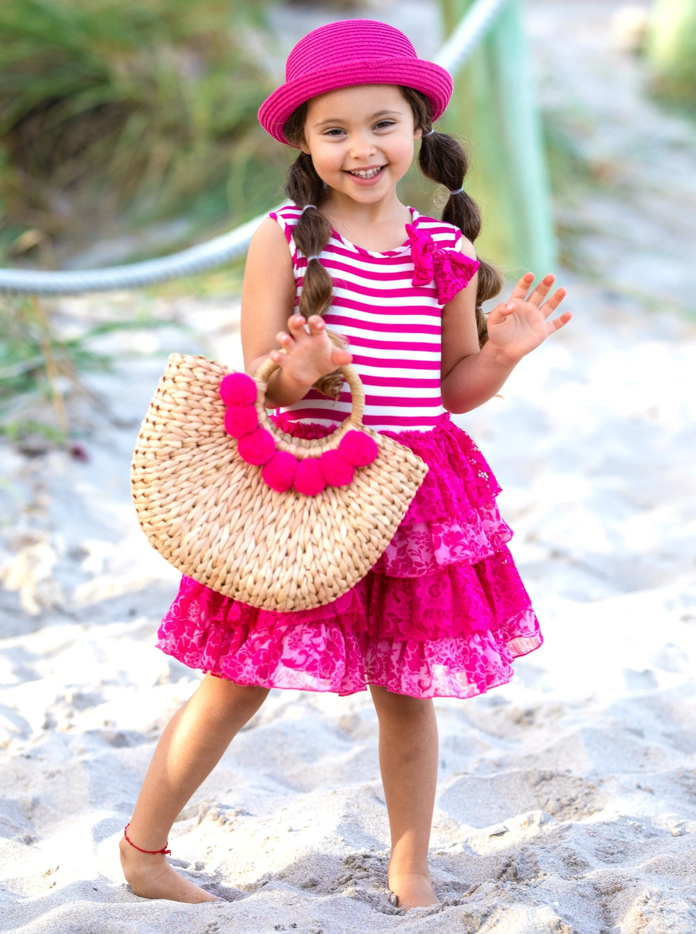 You're The Berry Best Tank Tiered Lace Dress - Image 4